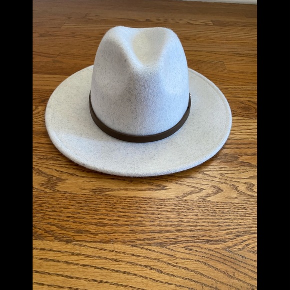 Free people Wythe Leather Band Felt hat